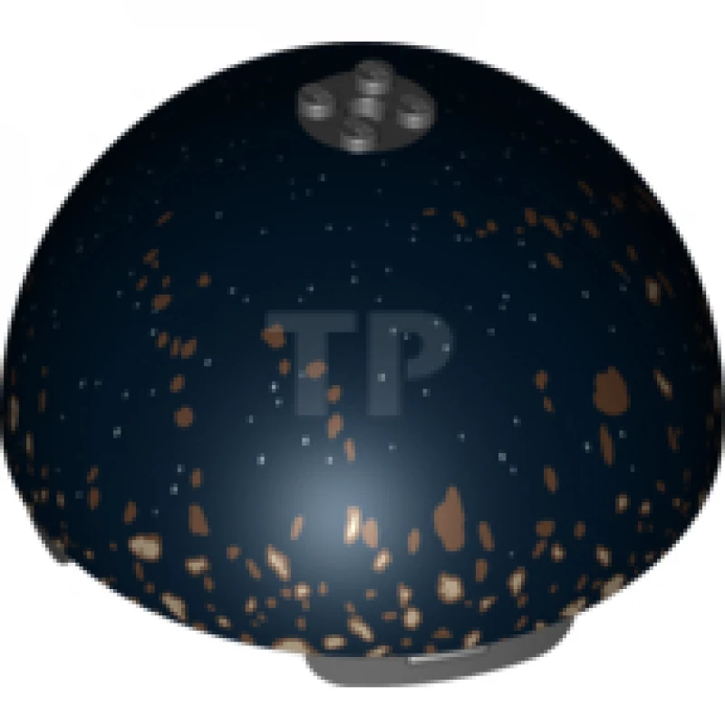 LEGO&reg; 6025319 - 98107pb06 - Cylinder Hemisphere 11 x 11, Studs on Top (Asteroid Field)