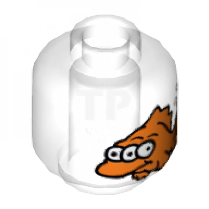 LEGO&reg; 6069899 - 3626cpb1109 - Testa Minifig con modello di ciotola per pesci (Blinky)