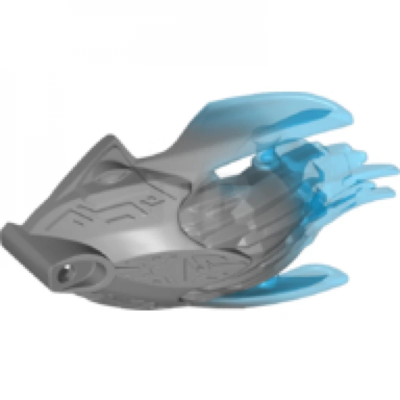 LEGO&reg; 6135046 - 24162pb05 - Bionicle Creature Head/Mask with Marbled Trans-Dark Blue Pattern