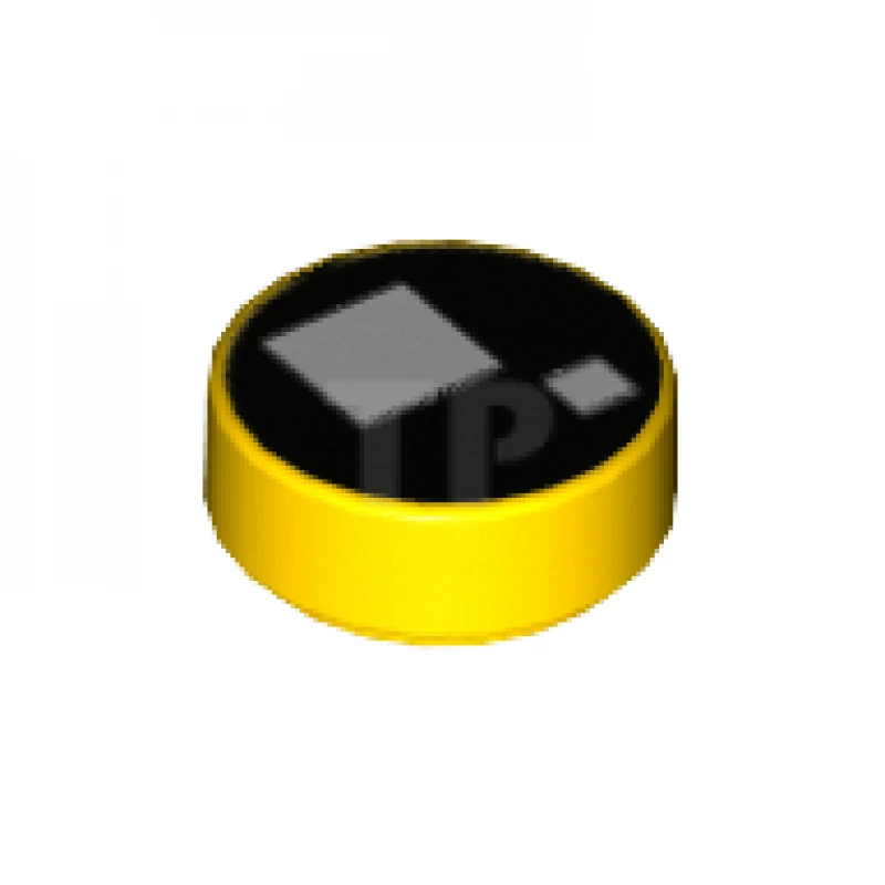 LEGO&reg; 6236036 - 98138pb090 - Piastrelle 1 x 1 rotonde con motivo a quadretti