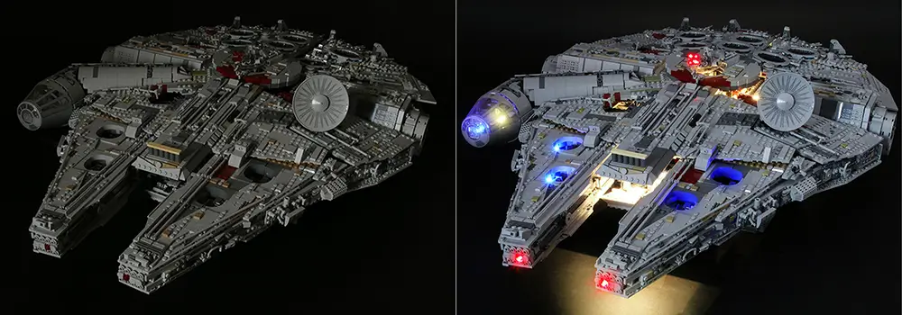Lights on and off