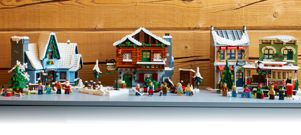 LEGO Christmas buildings