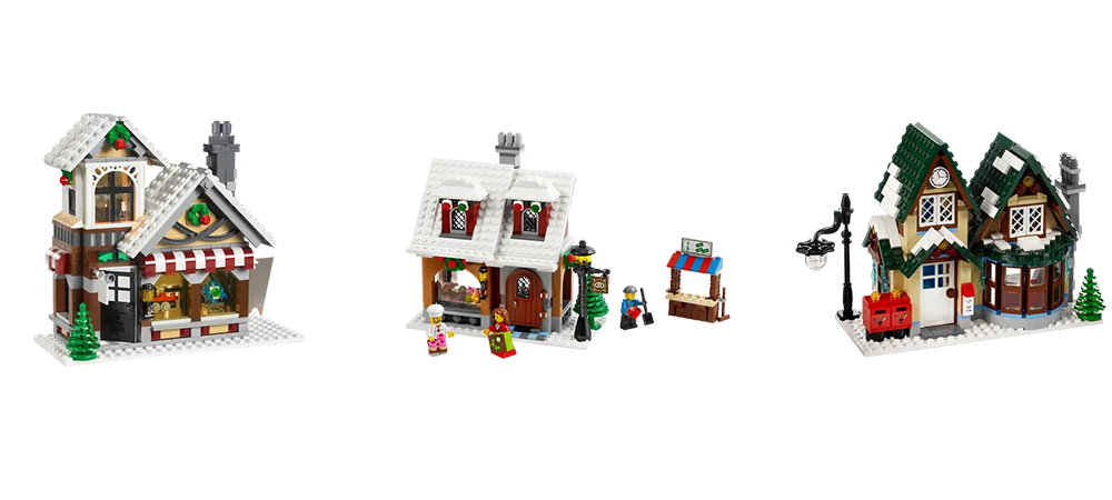 LEGO Winter village buildings