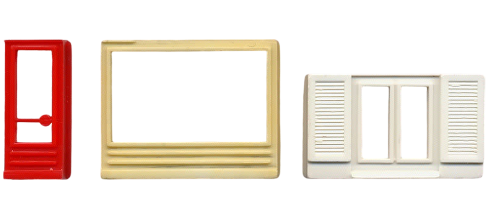 Old LEGO window pieces