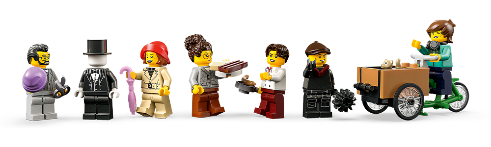 LEGO Tudor Corner minifigures