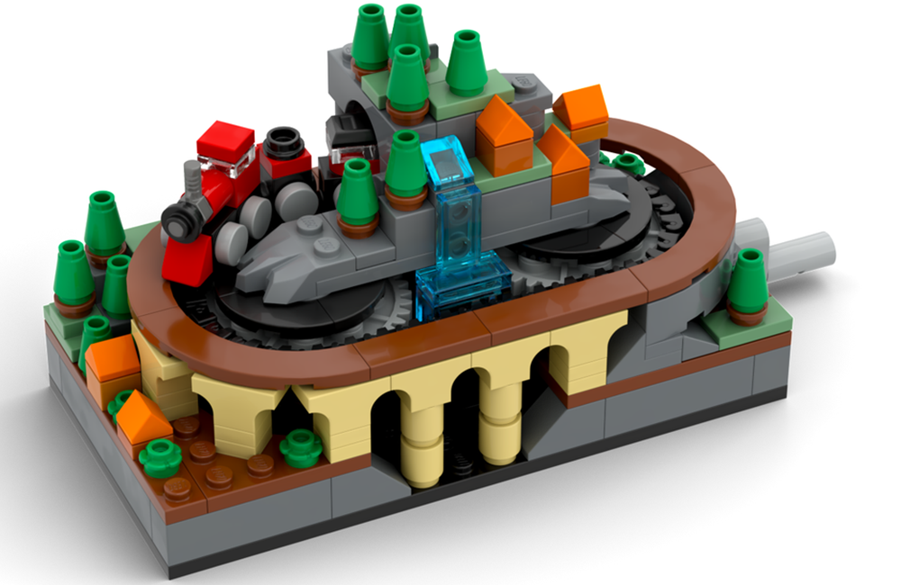 TR_1 LEGO Working mini train