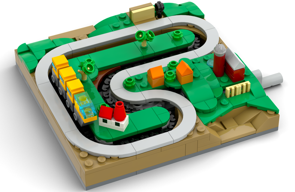 TR_3 LEGO Working mini train