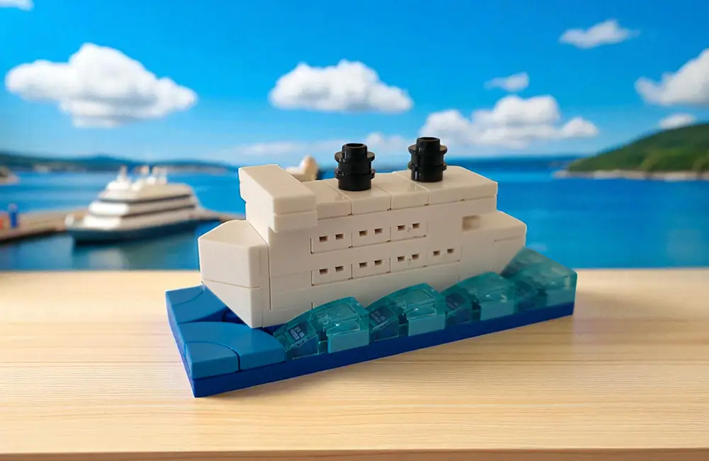 LEGO MOC mini diorama cruise
