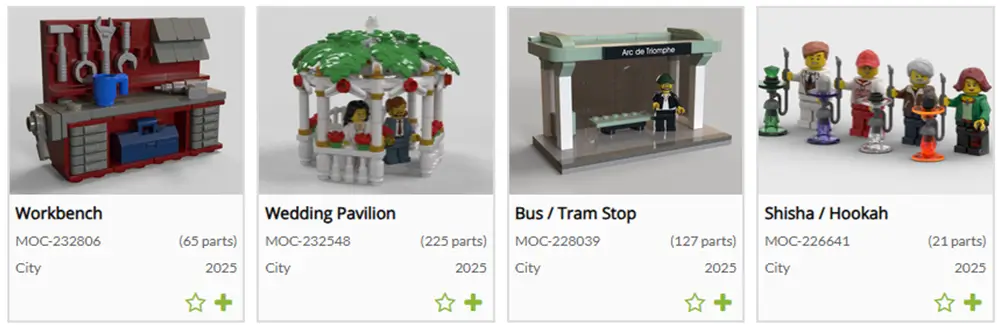 LEGO Rebrickable BrickHappens MOC